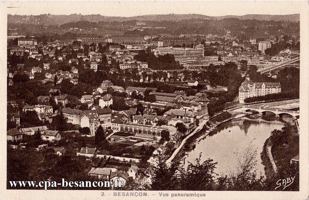 2. - BESANÇON. - Vue panoramique